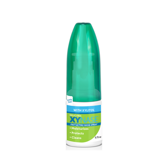 3 Pack Xynase Saline Nasal Spray with Xylitol - All Natural Moisturizer