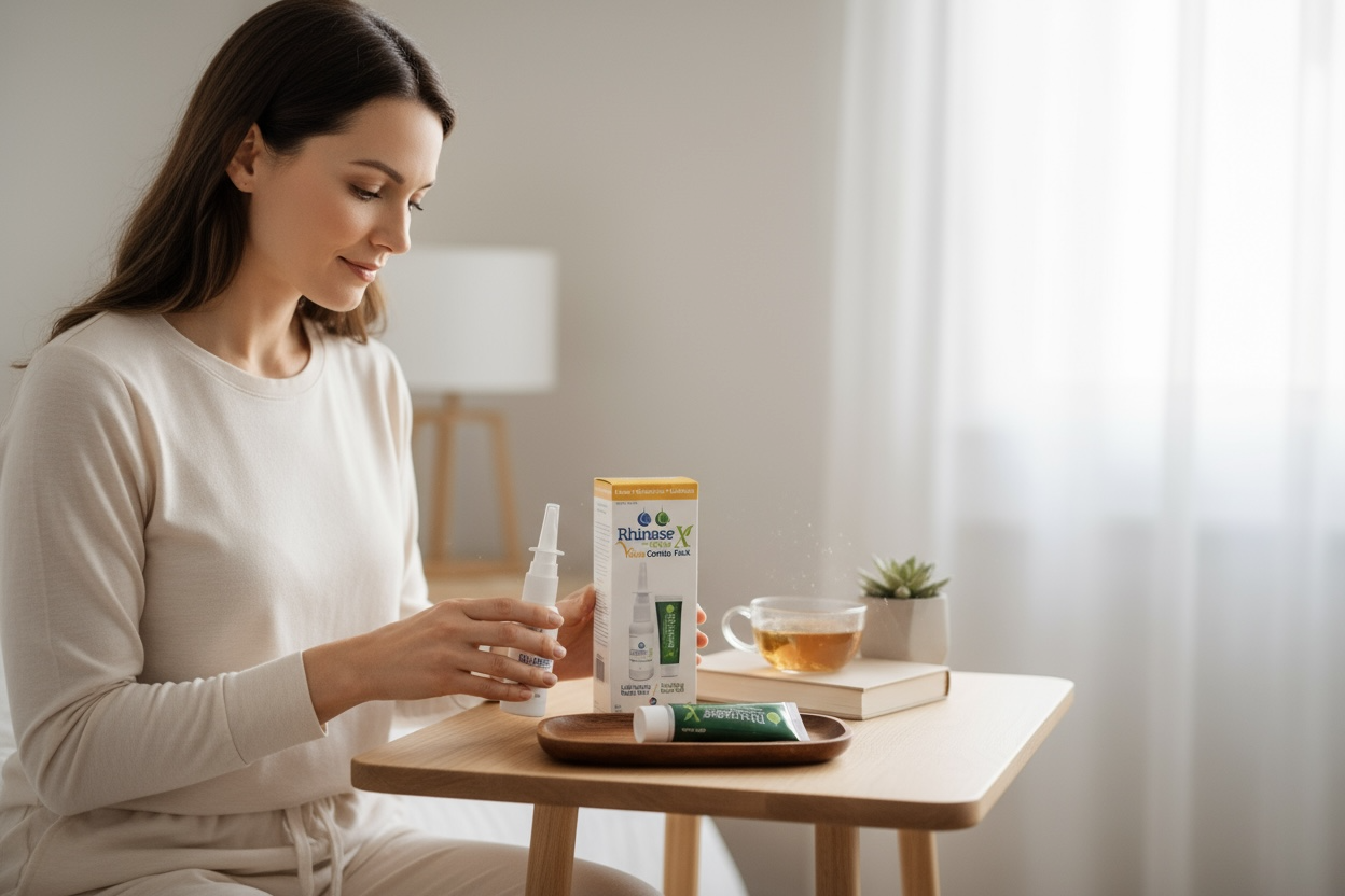 Rhinase X Value Combo Pack (Nasal Spray and Nasal gel 15 g each) for severe nasal dryness - Walmart in-store exclusive.