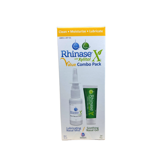 Rhinase X Value Combo Pack (Nasal Spray and Nasal gel 15 g each) for severe nasal dryness - Walmart in-store exclusive.