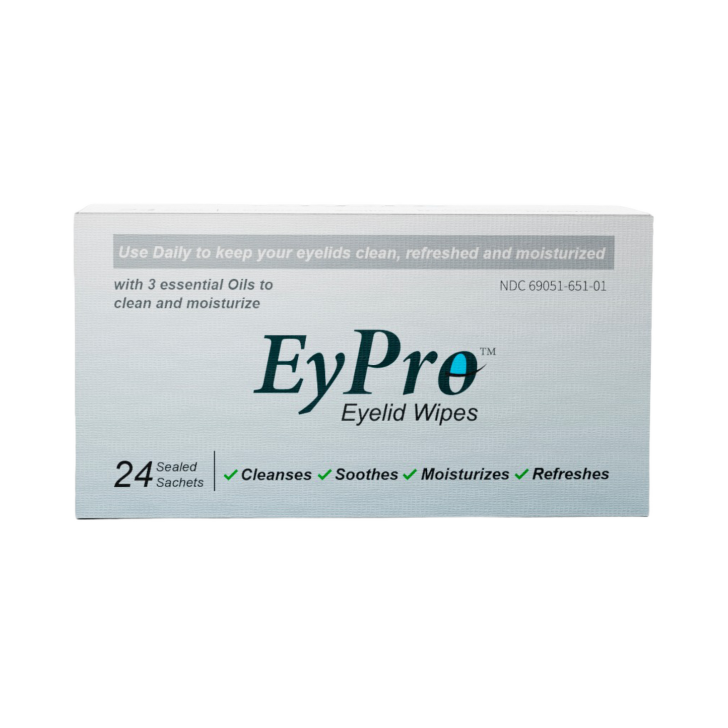 Use Daily to keep your eyelids clean, refreshed and moisturized