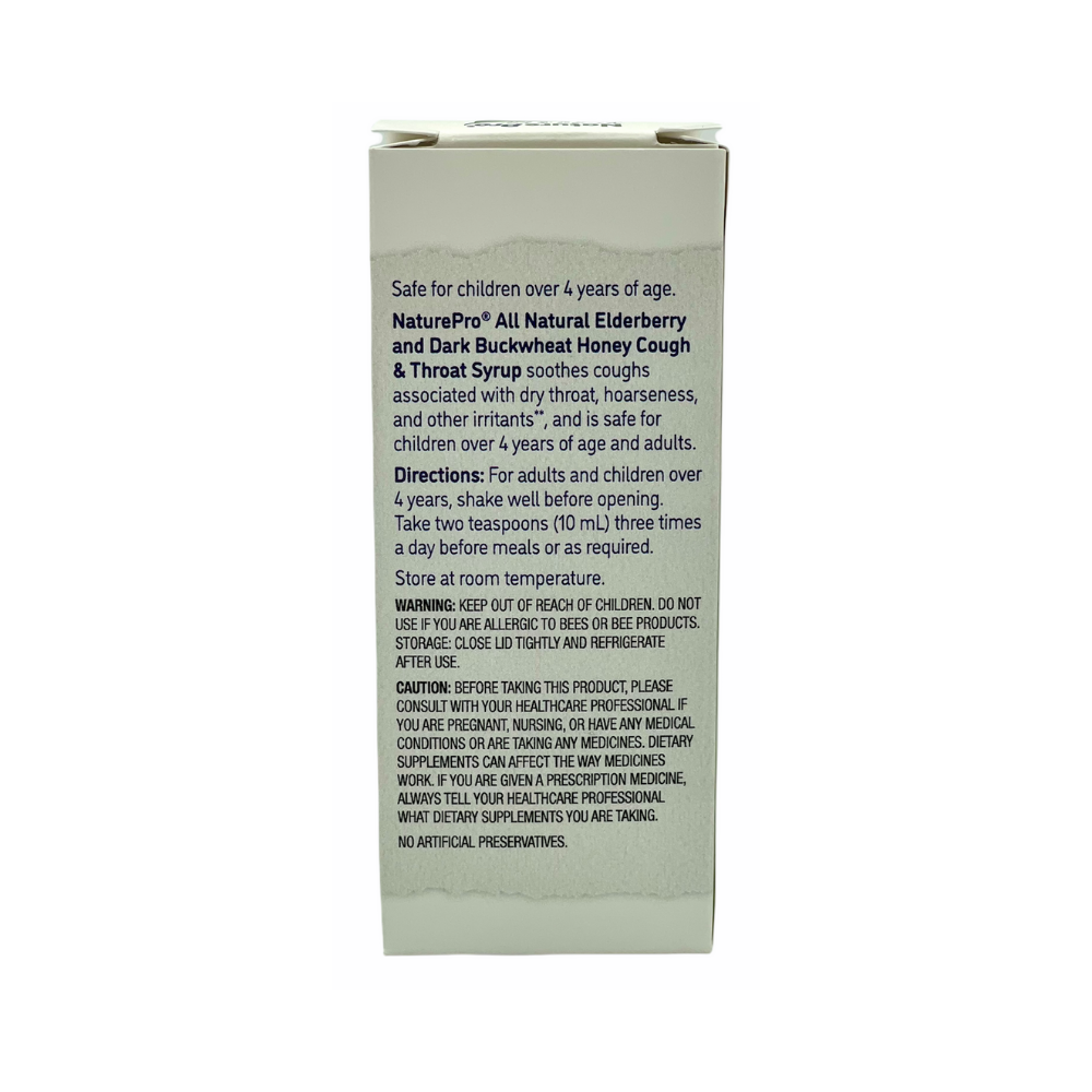 Dark buckwheat honey & Eldeberry cough syrup and immune support