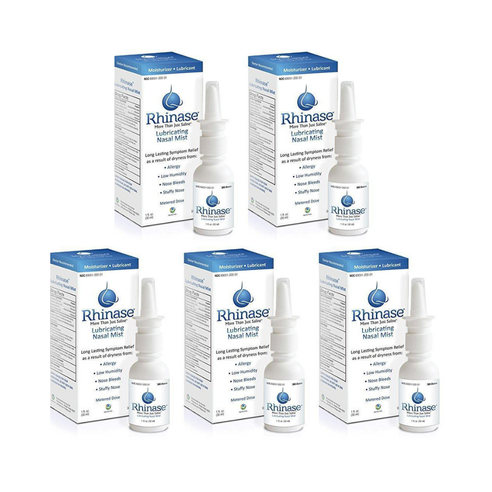 Rhinase nasal spray 5 pack for nasal dryness