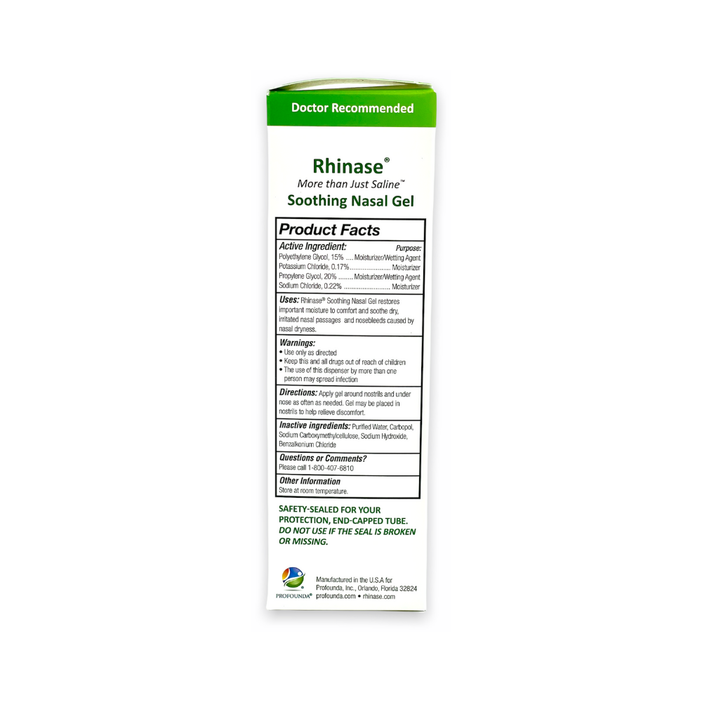 Rhinase Soothing Nasal Gel 60g