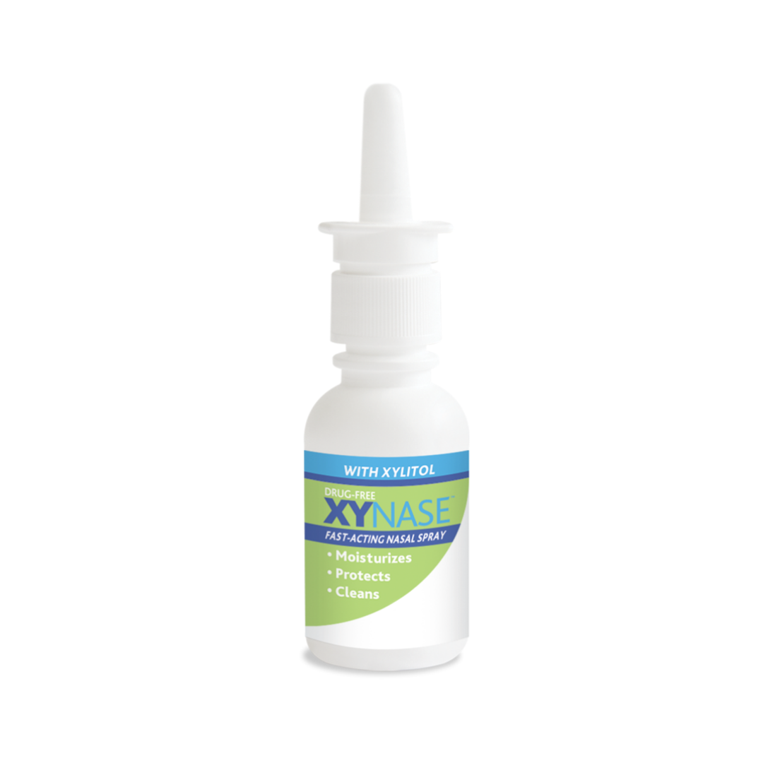 3 Pack Xynase Saline Nasal Spray with Xylitol - All Natural Moisturizer