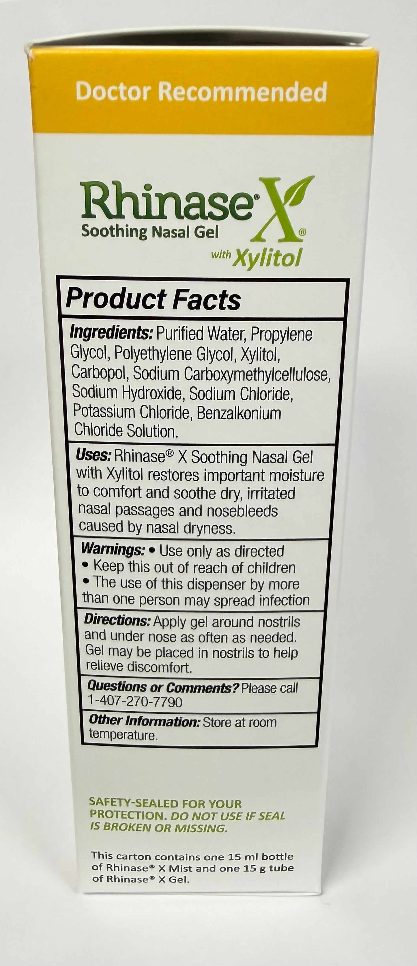 Rhinase X Value Combo Pack (Nasal Spray and Nasal gel 15 g each) for severe nasal dryness - Walmart.com exclusive.