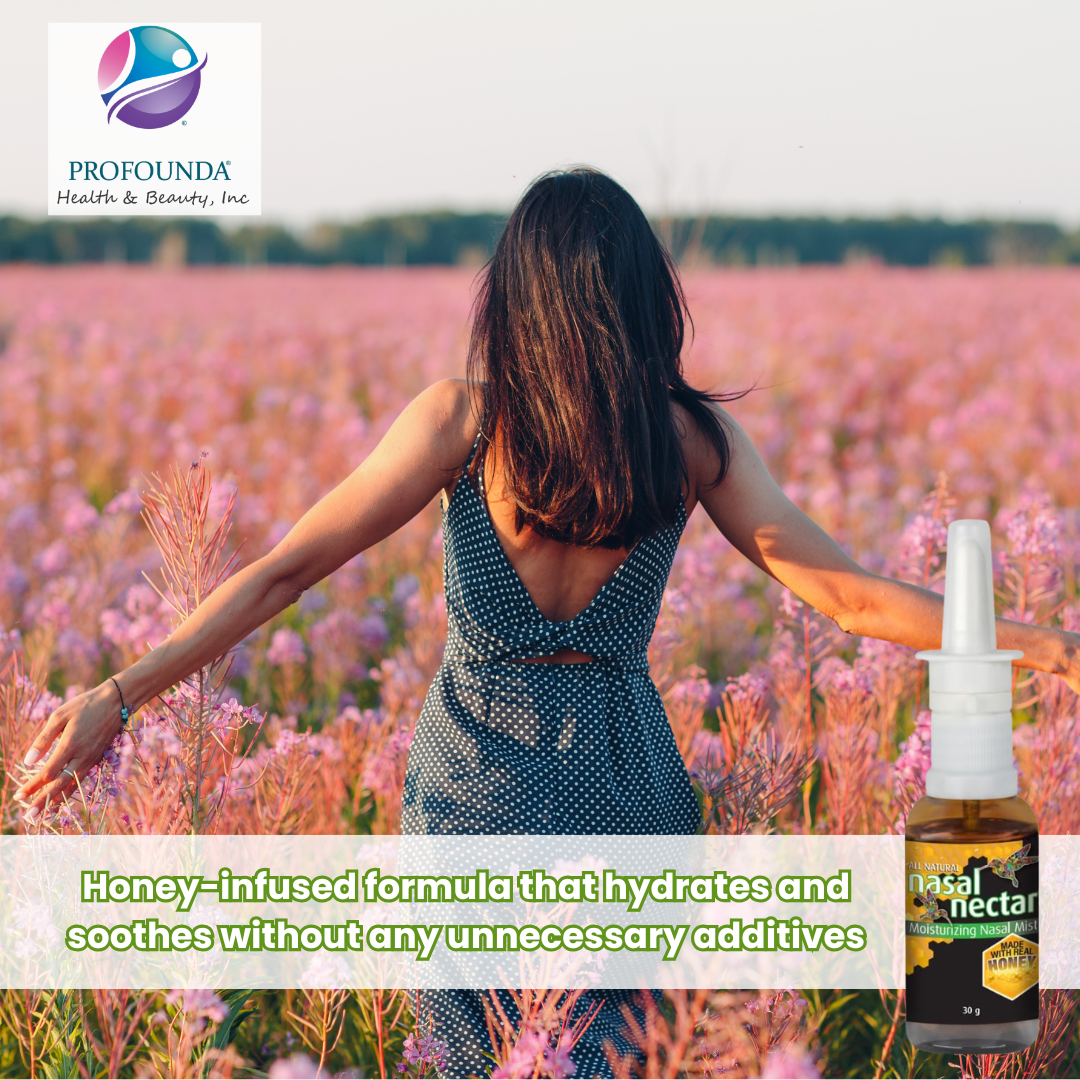Nasal Nectar Nasal Moisturizer with real honey.