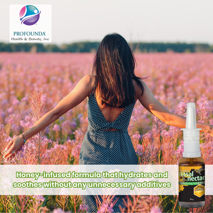 Nasal Nectar Nasal Moisturizer with real honey.