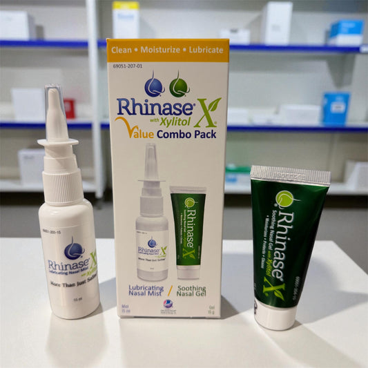 Rhinase X Value Combo Pack (Nasal Spray and Nasal gel 15 g each) for severe nasal dryness - Walmart in-store exclusive.