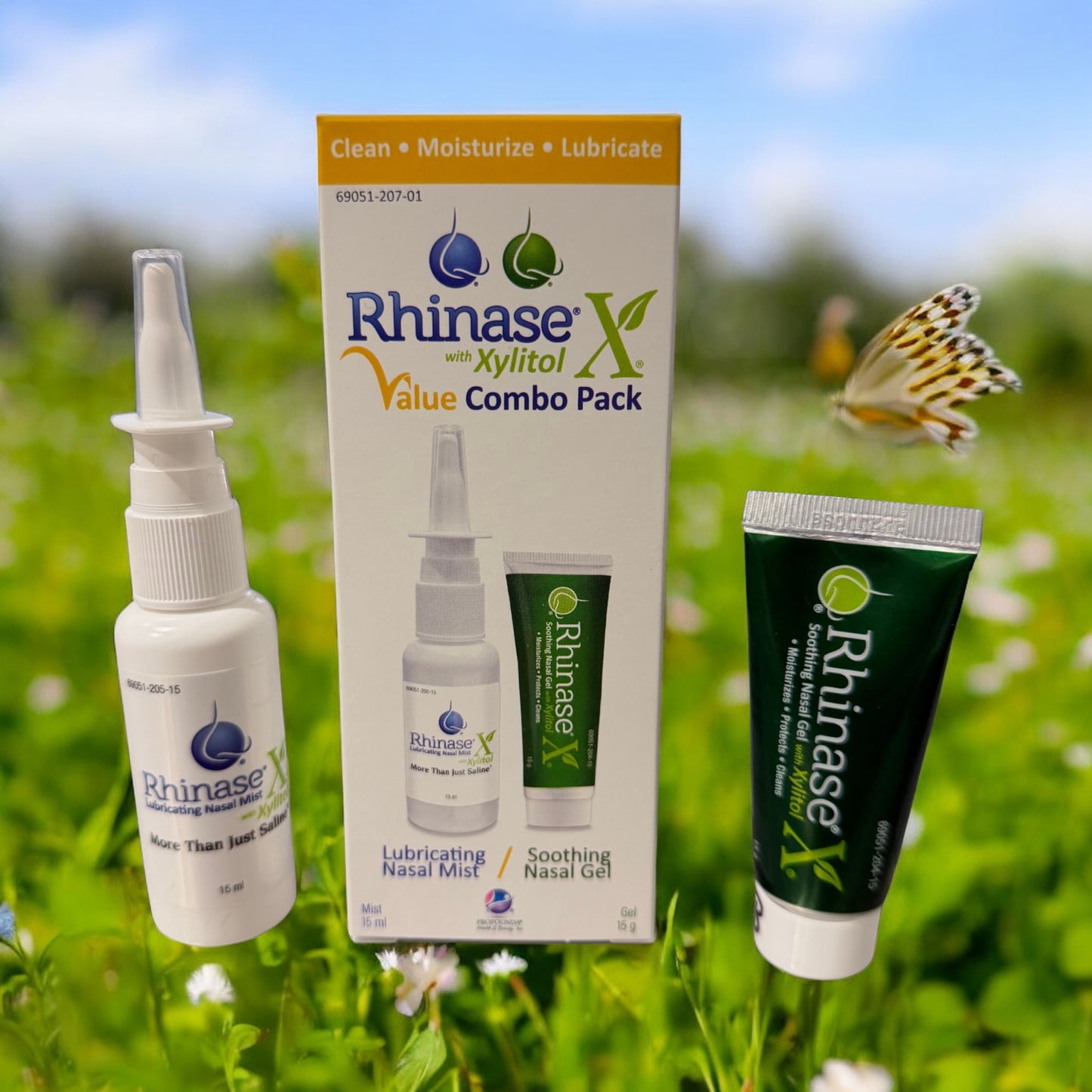 Rhinase X Value Combo Pack (Nasal Spray and Nasal gel 15 g each) for severe nasal dryness - Walmart.com exclusive.