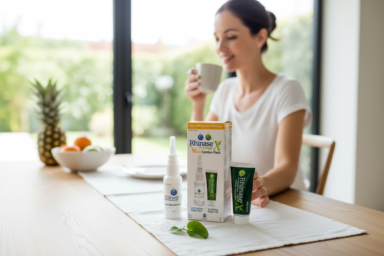 Rhinase X Value Combo Pack (Nasal Spray and Nasal gel 15 g each) for severe nasal dryness - Walmart.com exclusive.