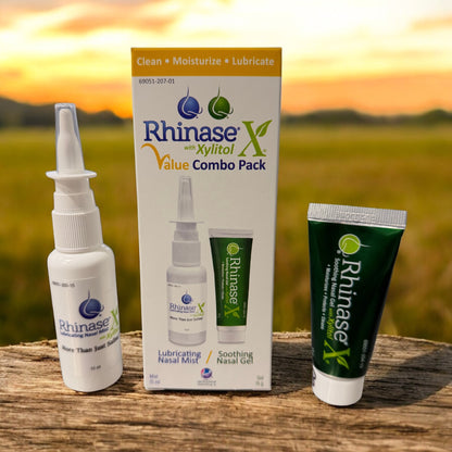 Rhinase X Value Combo Pack (Nasal Spray and Nasal gel 15 g each) for severe nasal dryness - Walmart.com exclusive.