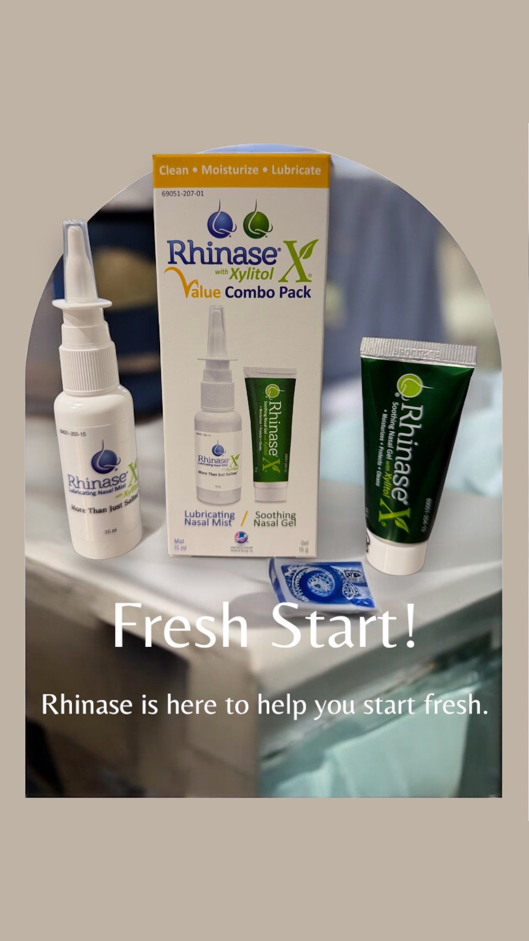 Rhinase X Value Combo Pack (Nasal Spray and Nasal gel 15 g each) for severe nasal dryness - Walmart.com exclusive.