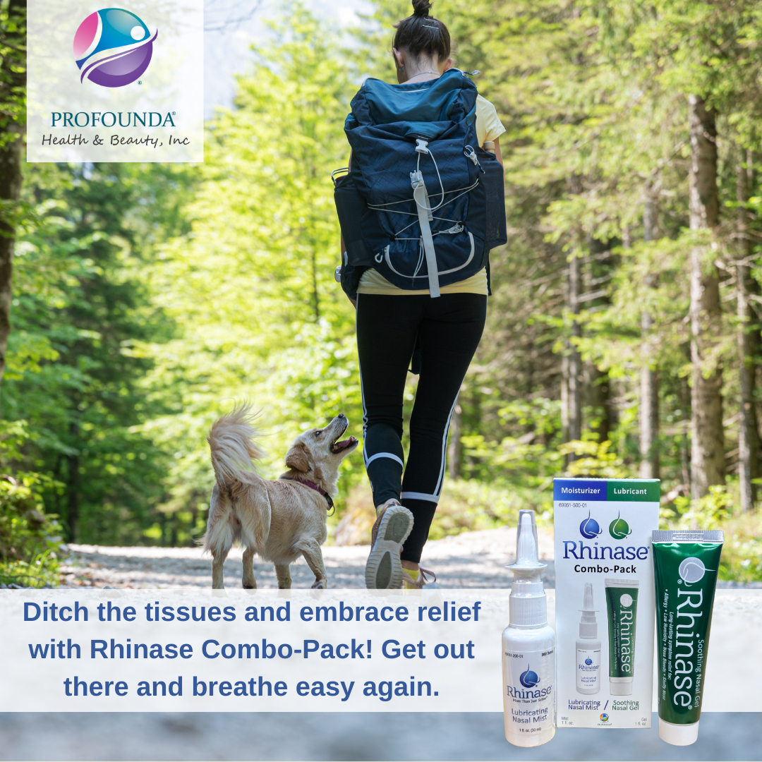Rhinase Nasal Care Combo Pack - Nasal Gel (1 oz) & Saline Spray (1 oz) for Dryness, Allergy Relief & Nosebleed Prevention, Aloe-Free & pH Balanced