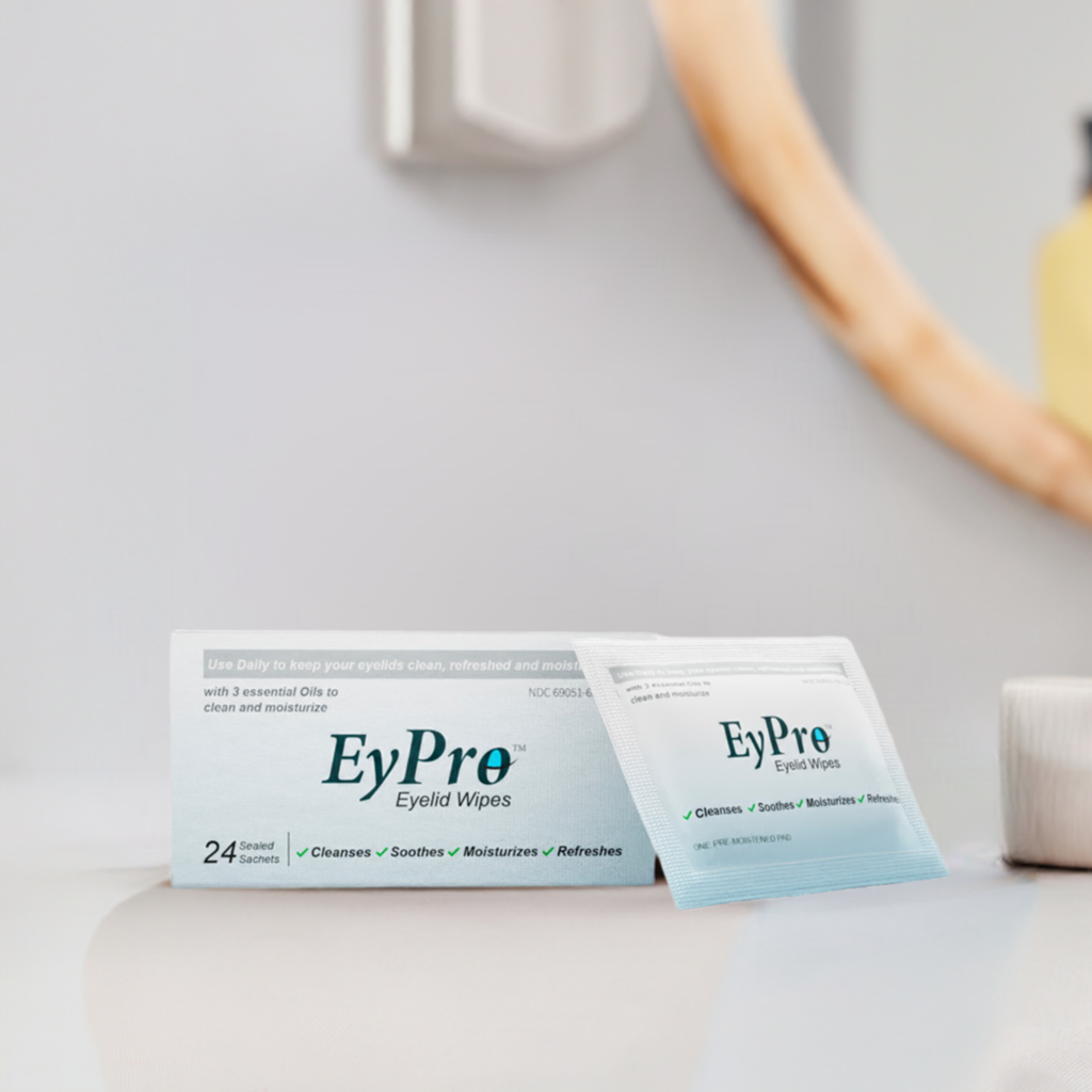 EyPro eyelid wipes that cleans and moisturizes your lashes and eyelids