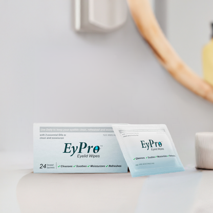 EyPro eyelid wipes that cleans and moisturizes your lashes and eyelids