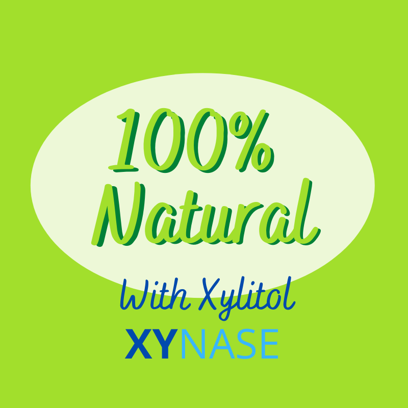 3 Pack Xynase Saline Nasal Spray with Xylitol - All Natural Moisturizer