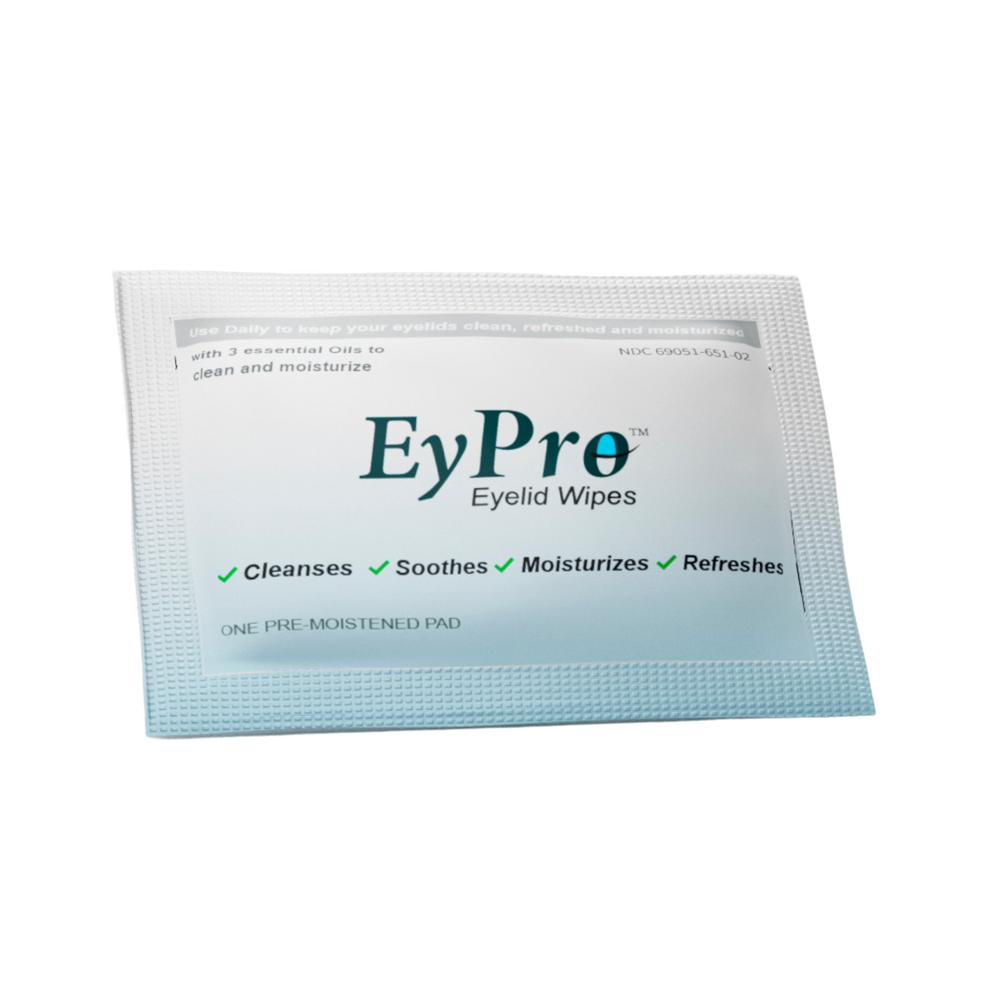 EyPro eyelid wipes that cleans and moisturizes your lashes and eyelids |  Helps to removes makeup easily