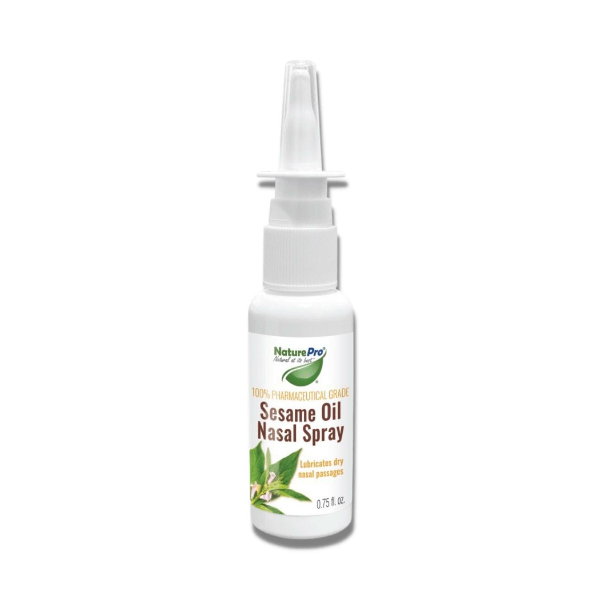 All-Natural Nasal Moisturizer Spray with 100% Pharmaceutical Grade Sesame Oil 