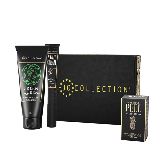 Products Jo Collection kit: The essentials | Facial Cleanser + Pineapple Peel + Night Cream