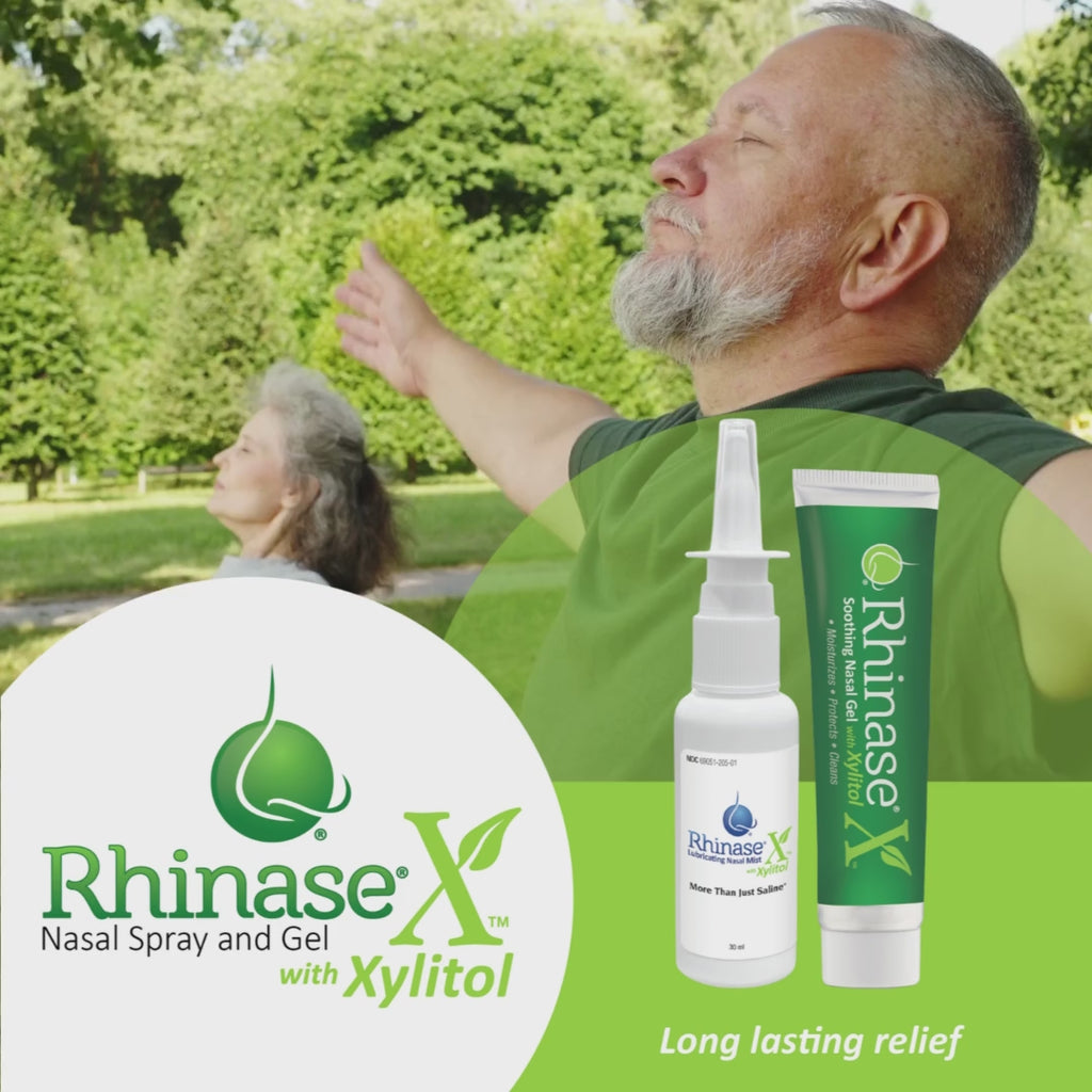 Rhinase X Nasal Spray and gel with Xylitol video