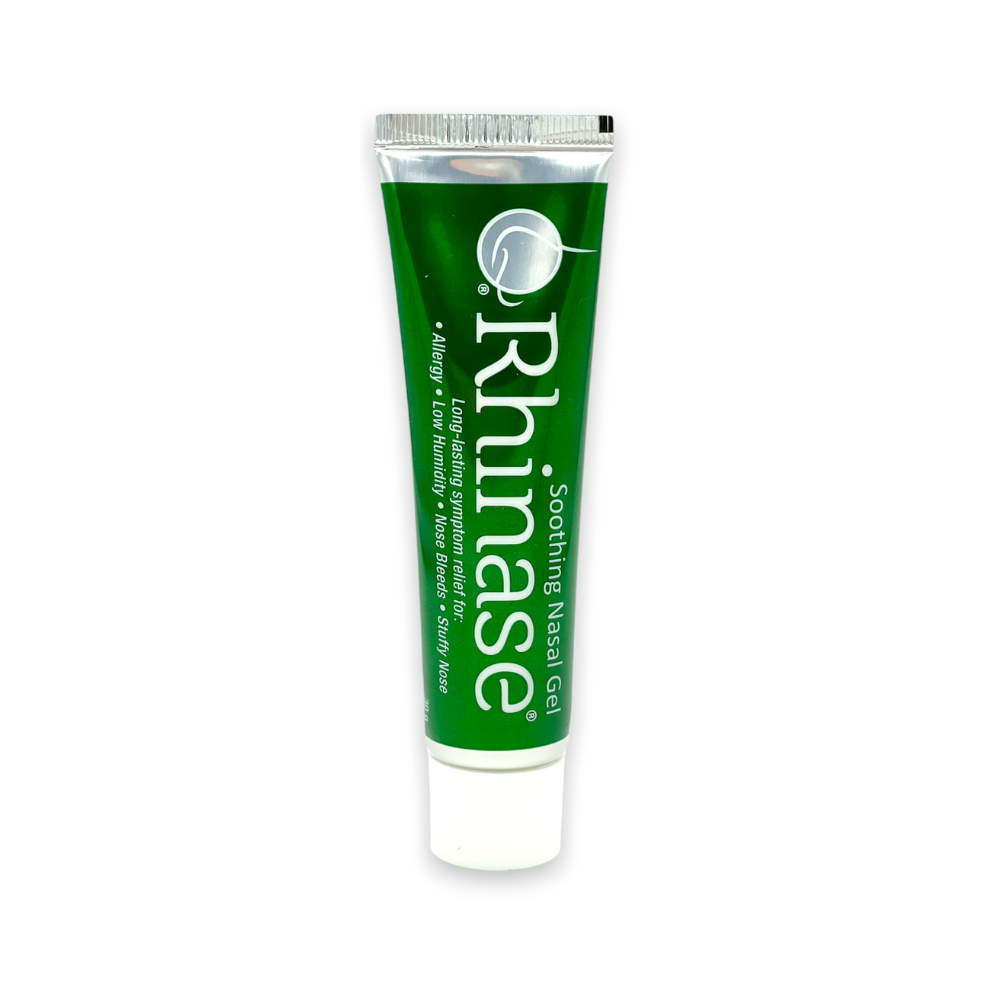 Rhinase Allergy Relief Lubricating Nasal Gel – Dual Salt, Steroid-Free Formula for Moisture & Comfort | Ideal for Swimmers and CPAP or oxygen therapy users | Safe for Children | 1 oz
