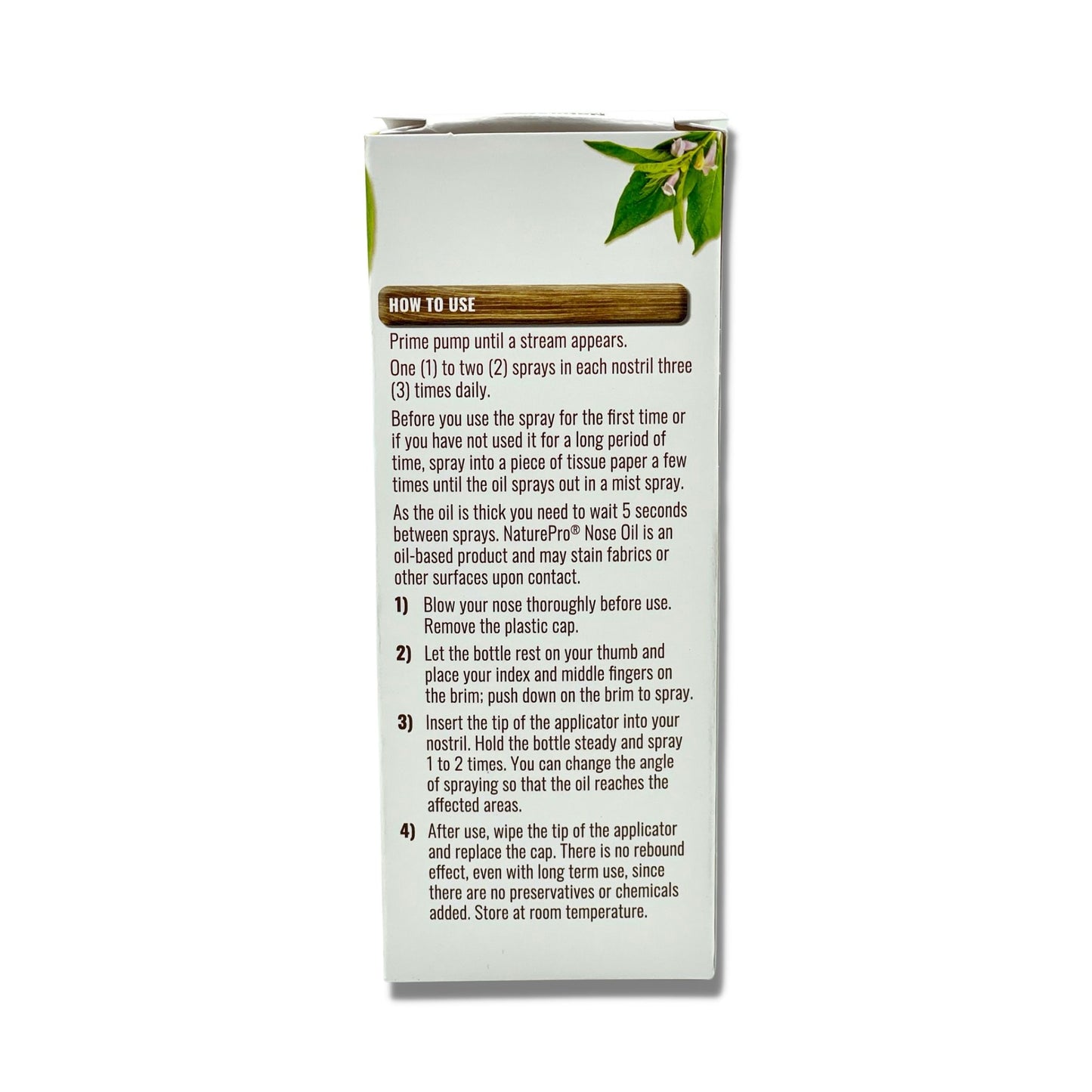 Sesame Oil Nasal Spray | Natural Nasal moisturizer 100% Natural Source Sesame Oil  0.75 fl.