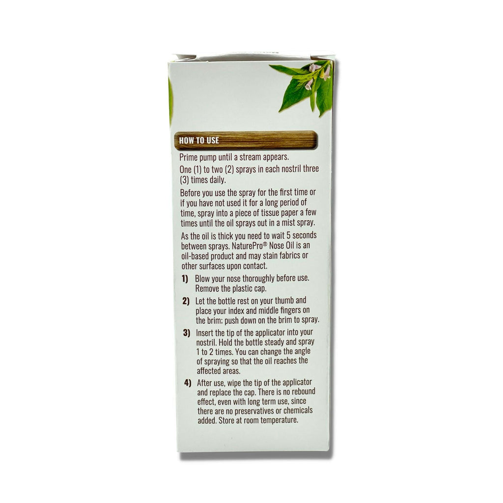 Sesame Oil Nasal Spray How to use