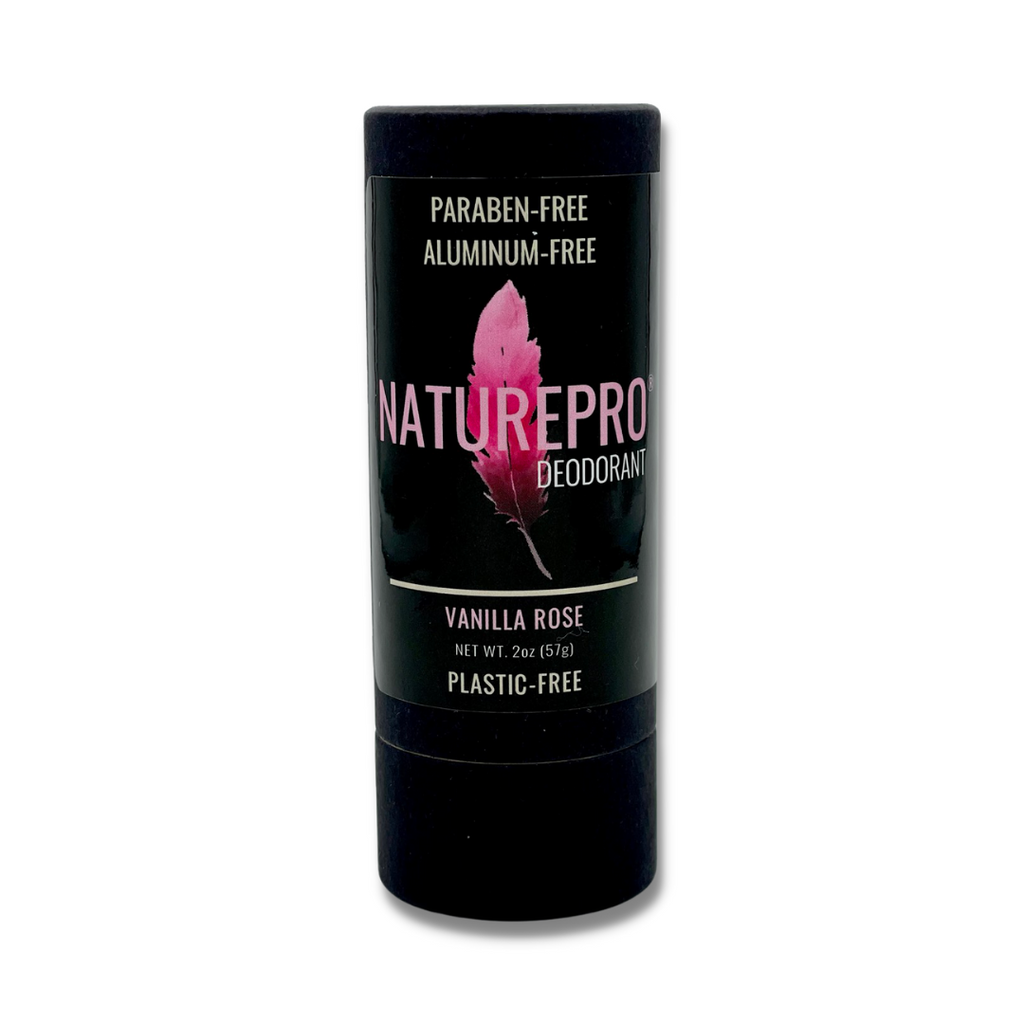 All Natural Deodorants for Men and Women - Paraben Free, Aluminum Free, Cruelty Free, Plastic Free - with coconut oil and Shea butter (Vanilla Rose)